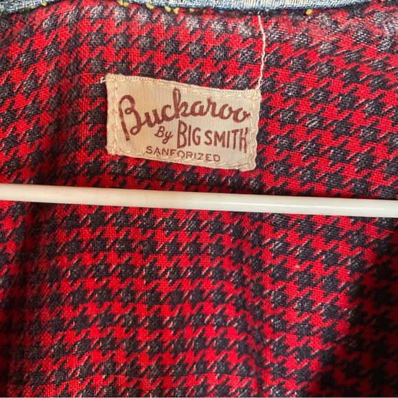 Vtg BUCKAROO 1950s Denim Chore Coat Jean Jacket Kids size 4T - Picture 6 of 9
